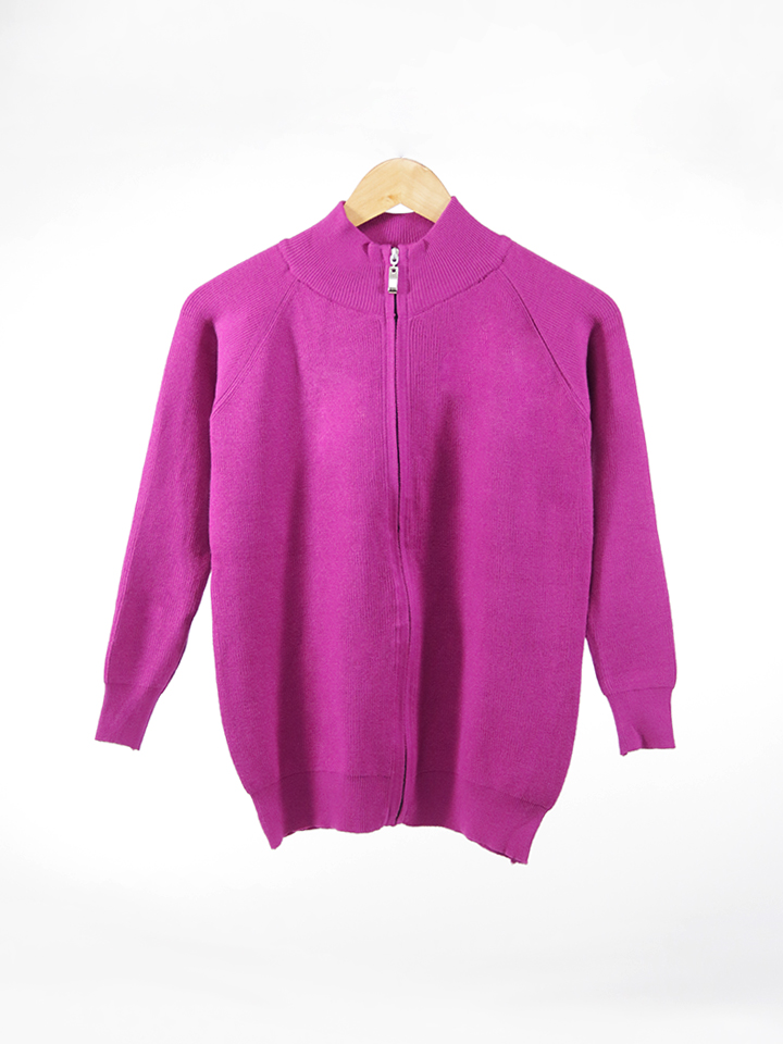 SACO TEJIDO C CIERRE