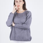 SWEATER ESPALDA CON DOBLE PICO