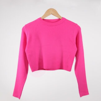 SWEATER CROP TOP